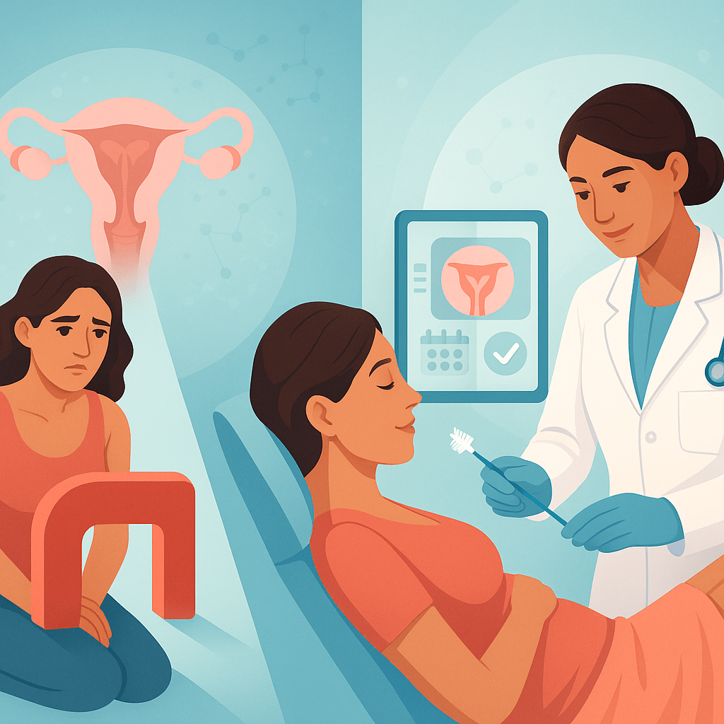Esame Pap test per prevenzione salute femminile