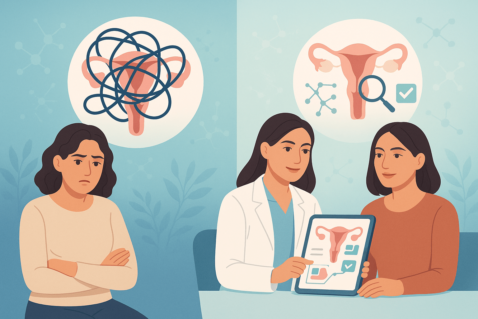 Rappresentazione dell'endometriosi