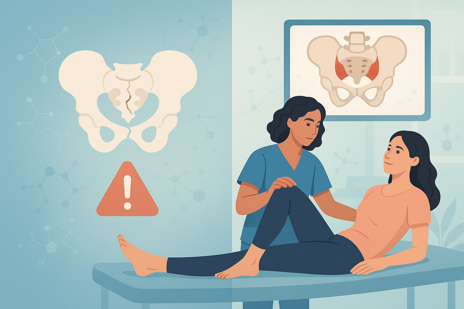 Immagine illustrativa esercizi per il pavimento pelvico