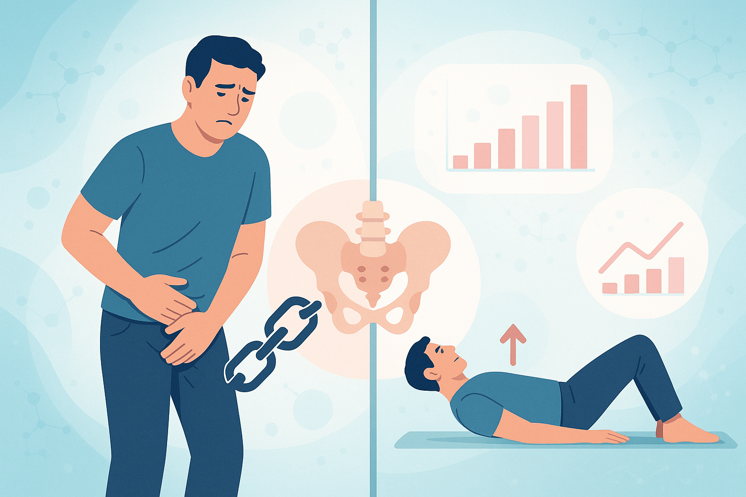 Esercizi per il pavimento pelvico maschile
