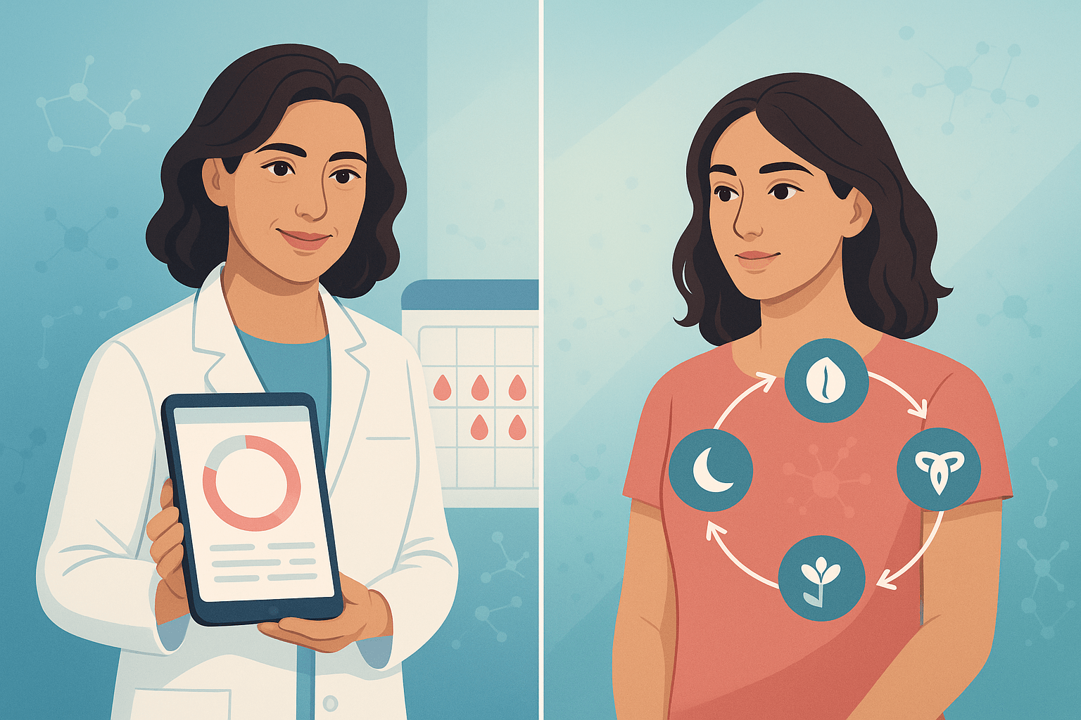 Monitoraggio del ciclo mestruale per il benessere femminile