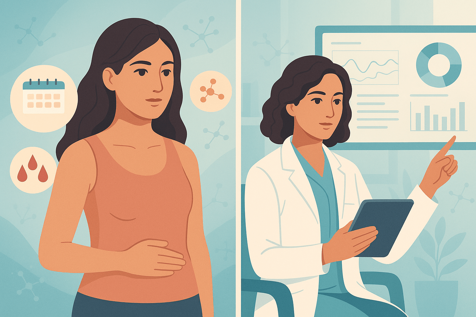 Monitoraggio ciclo mestruale per salute femminile