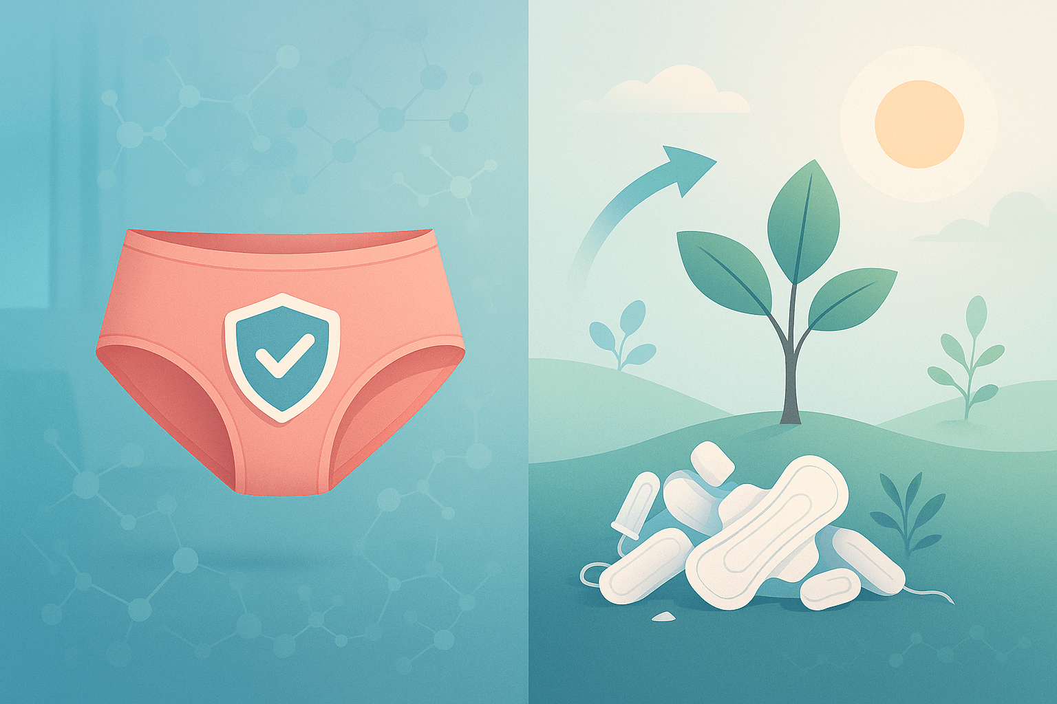 Mutandine mestruali per il benessere femminile