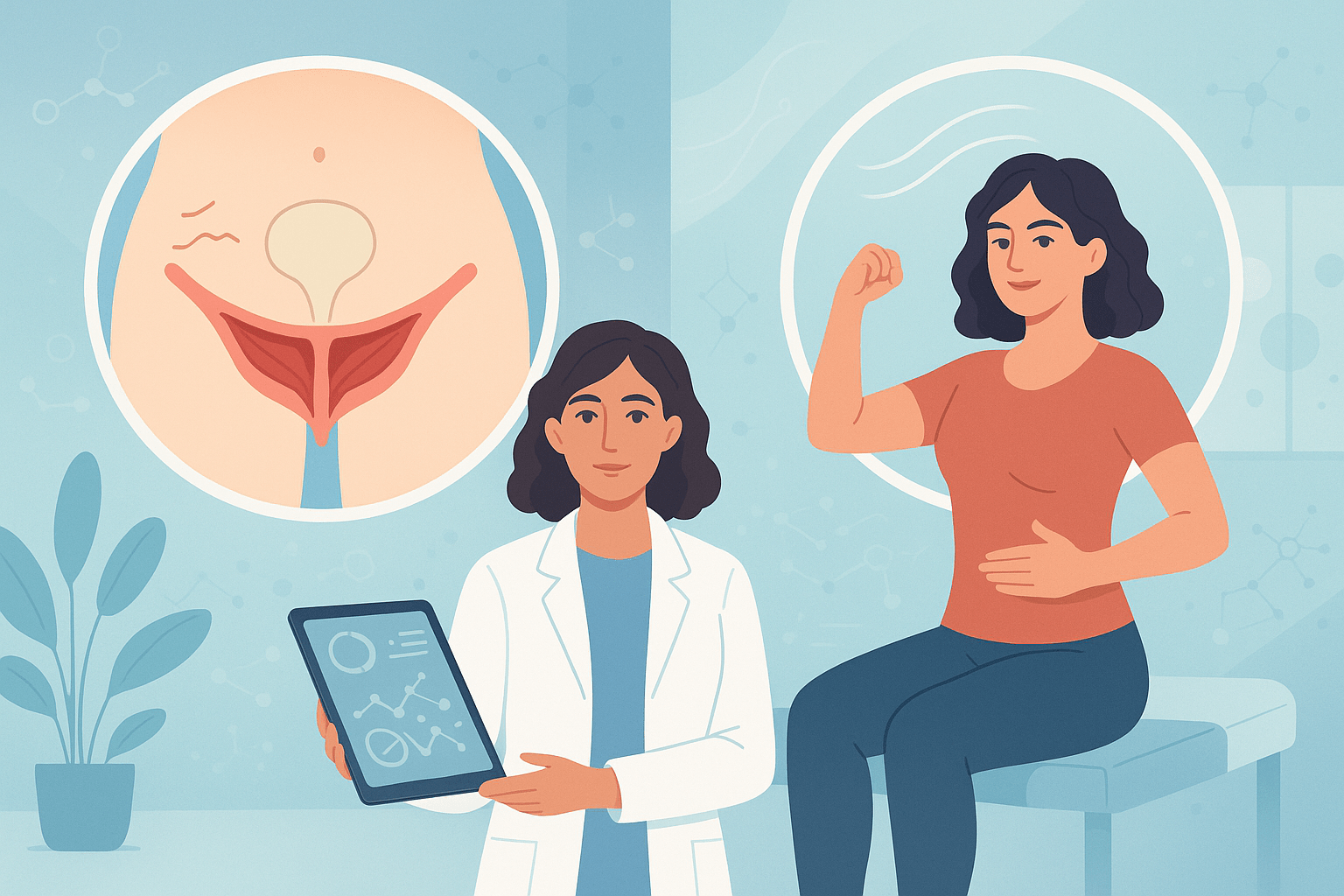 Esempio di esercizi per il pavimento pelvico