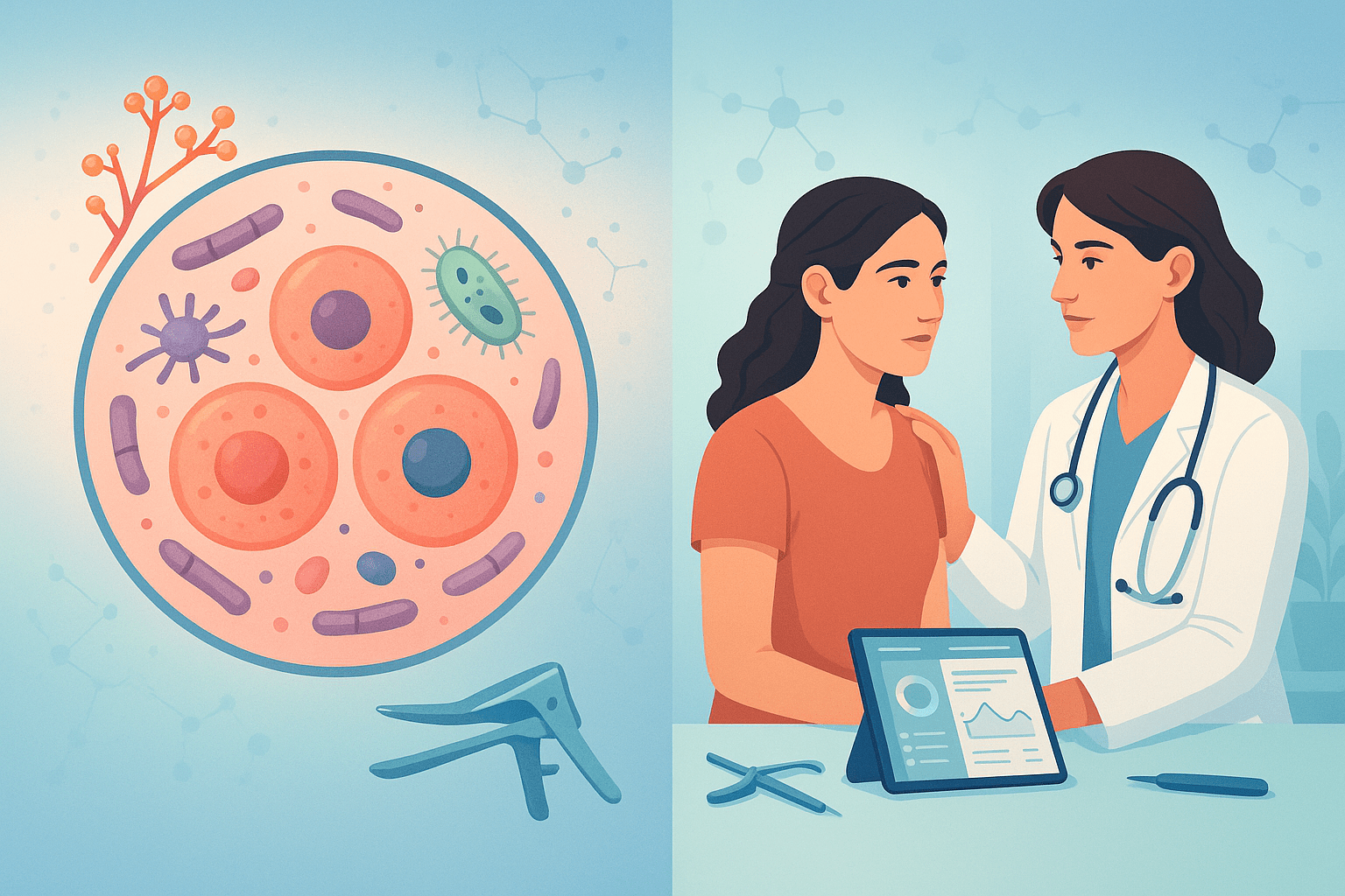 Immagine illustrativa flogosi Pap test