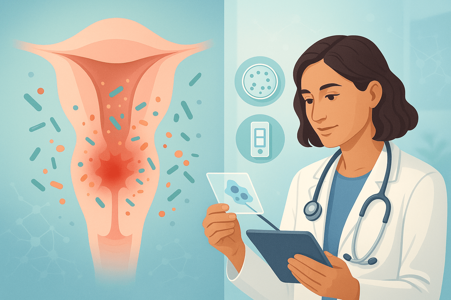 Immagine correlata alla flogosi Pap test