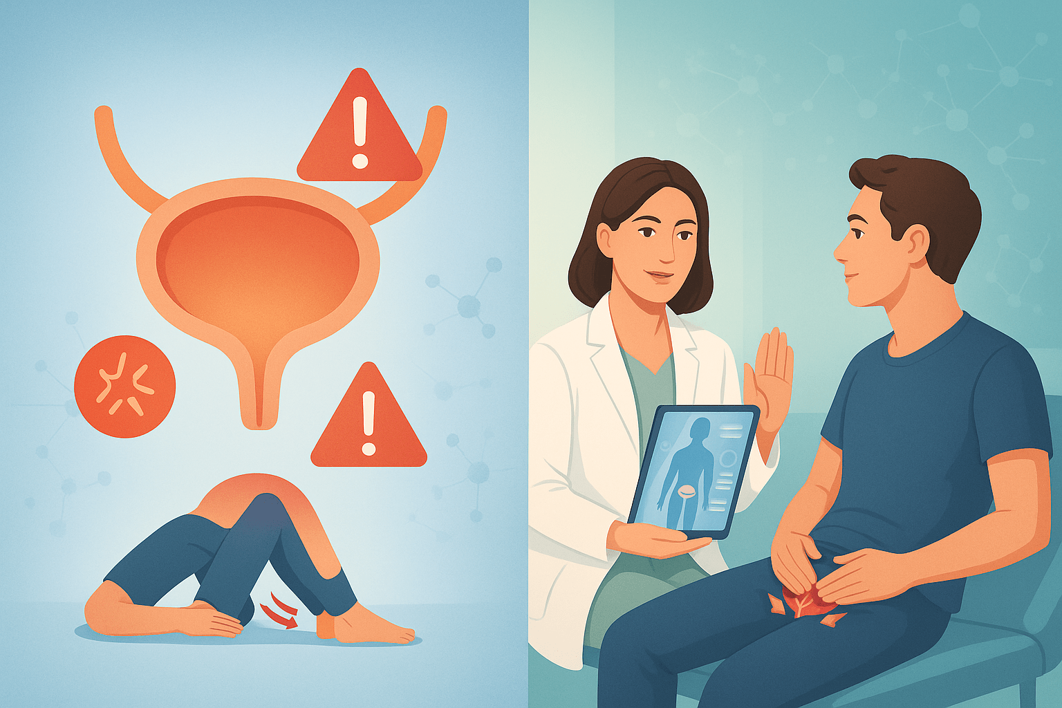 Esercizi per il pavimento pelvico in un contesto di benessere maschile